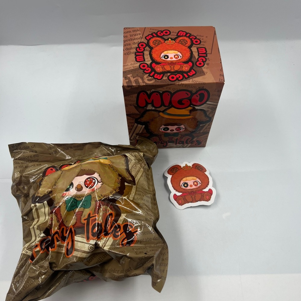 MIGO Fairy Tales King's New Clothes Plush Pendant Blind Box QZ228 Happy Ghost